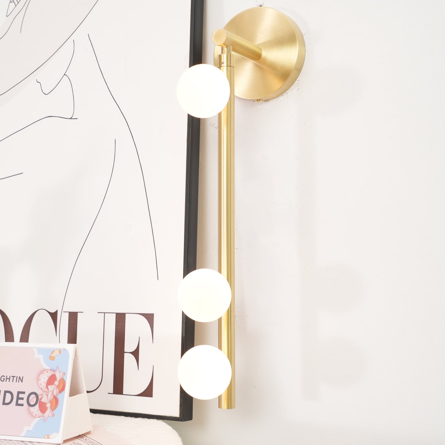 Brass Tube Wall Lamp