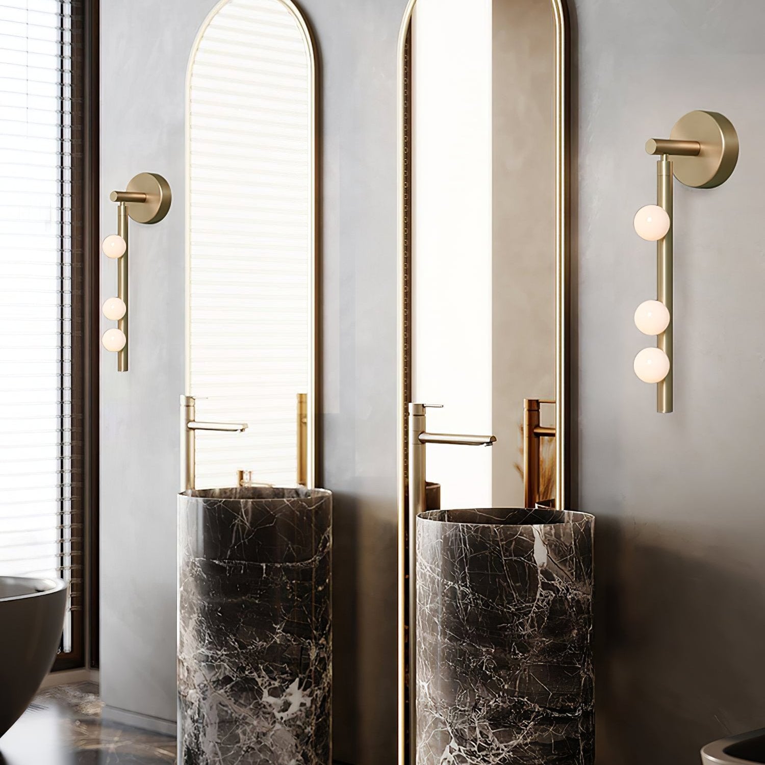 Brass Tube Wall Lamp