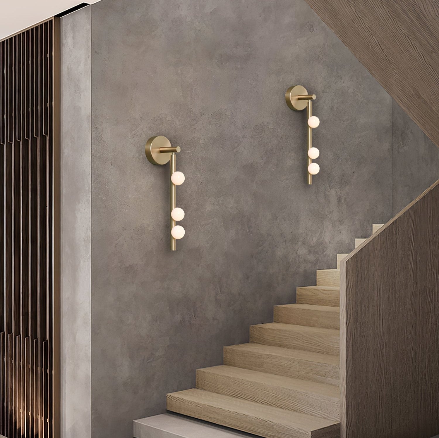 Brass Tube Wall Lamp