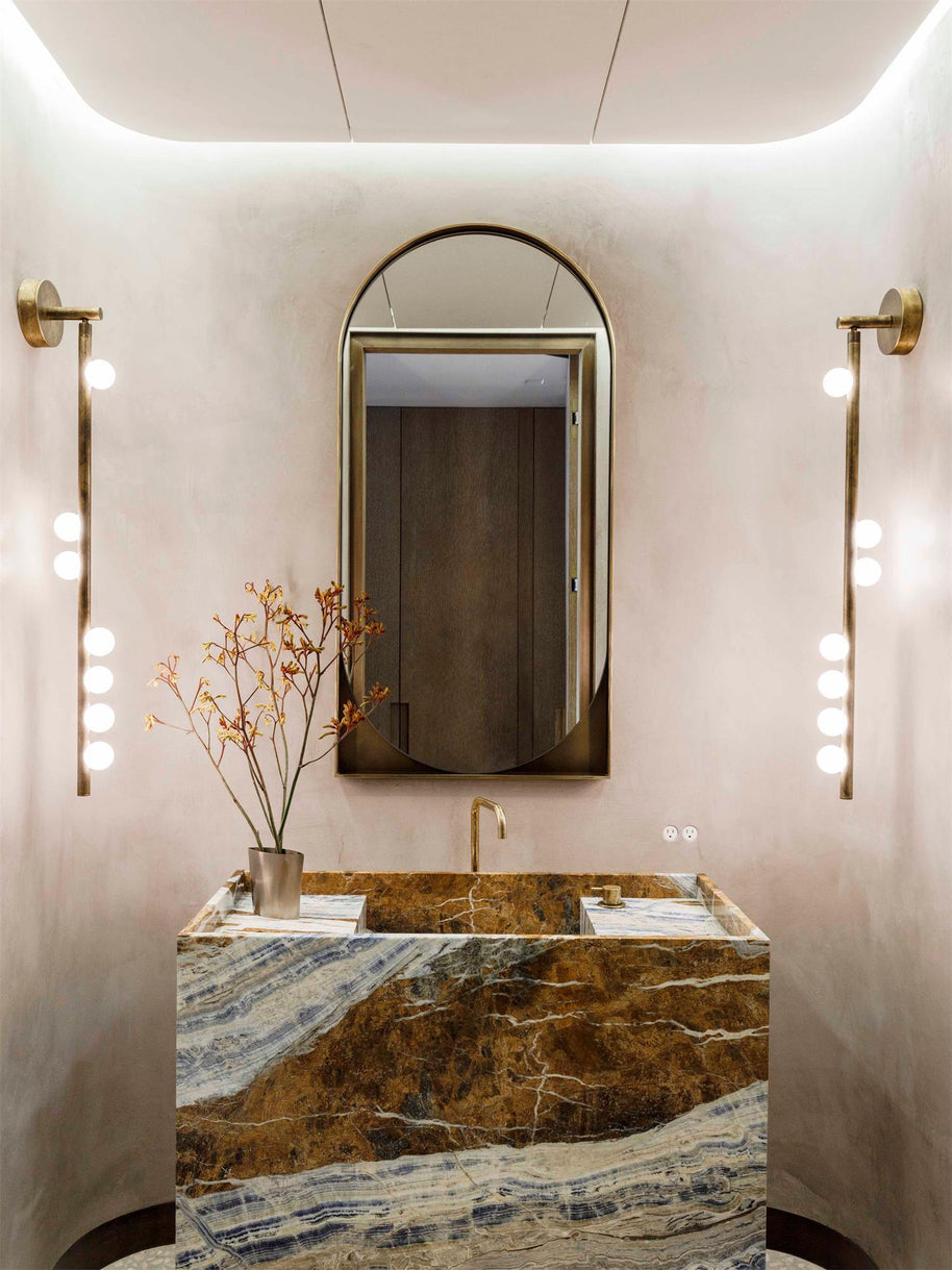 Brass Tube Wall Lamp