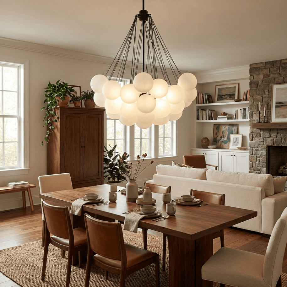Bubble Glass Chandelier