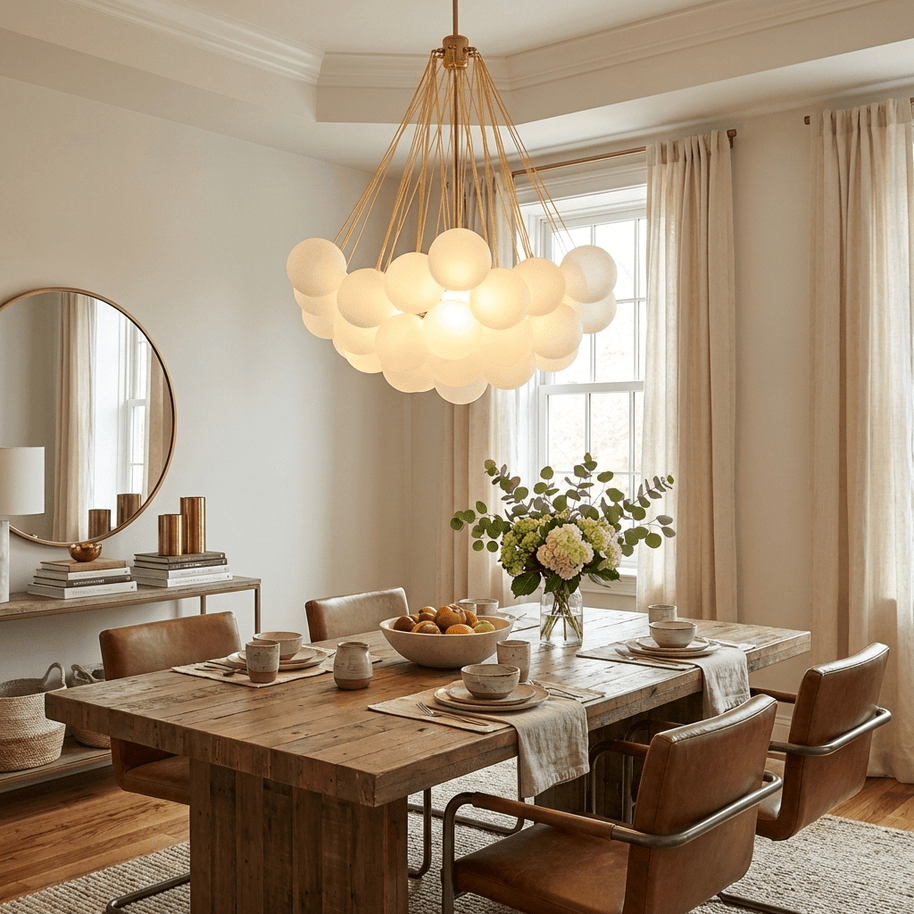 Bubble Glass Chandelier