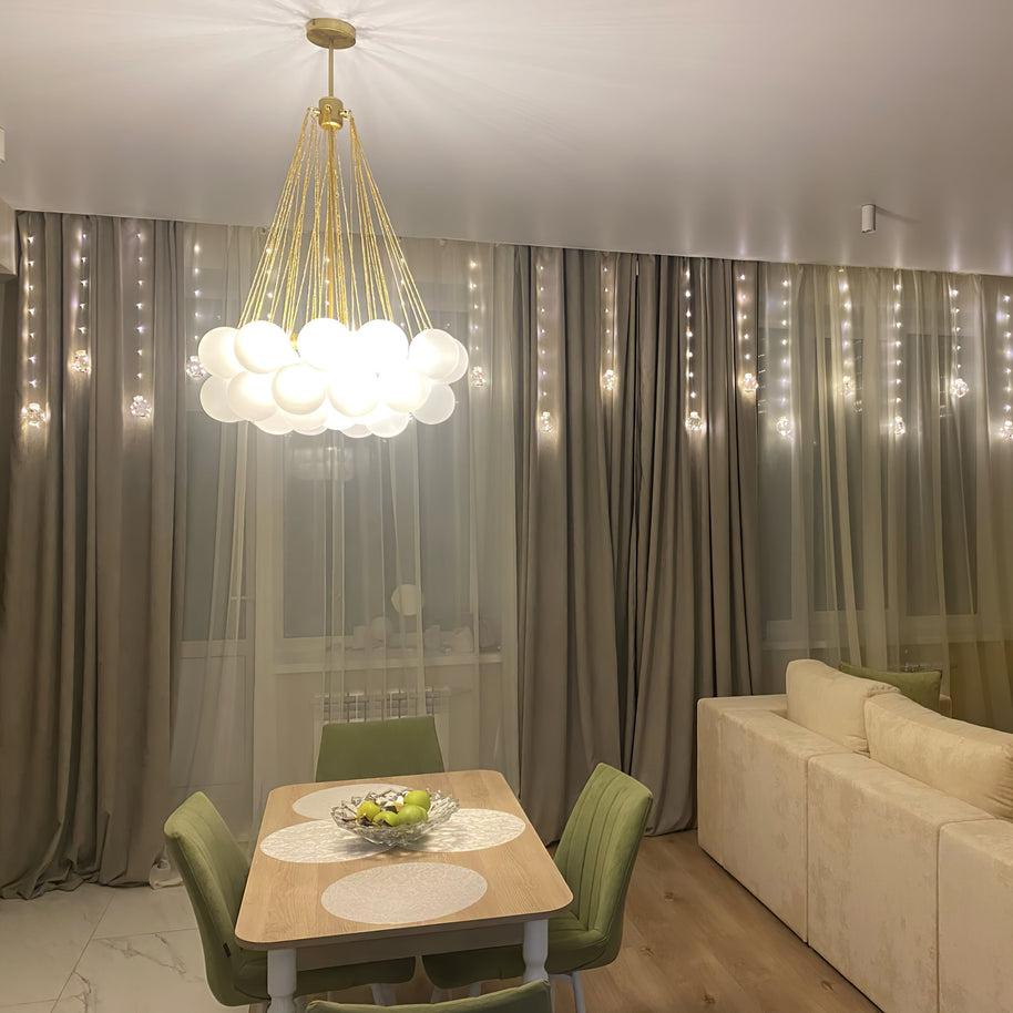 Bubble Glass Chandelier