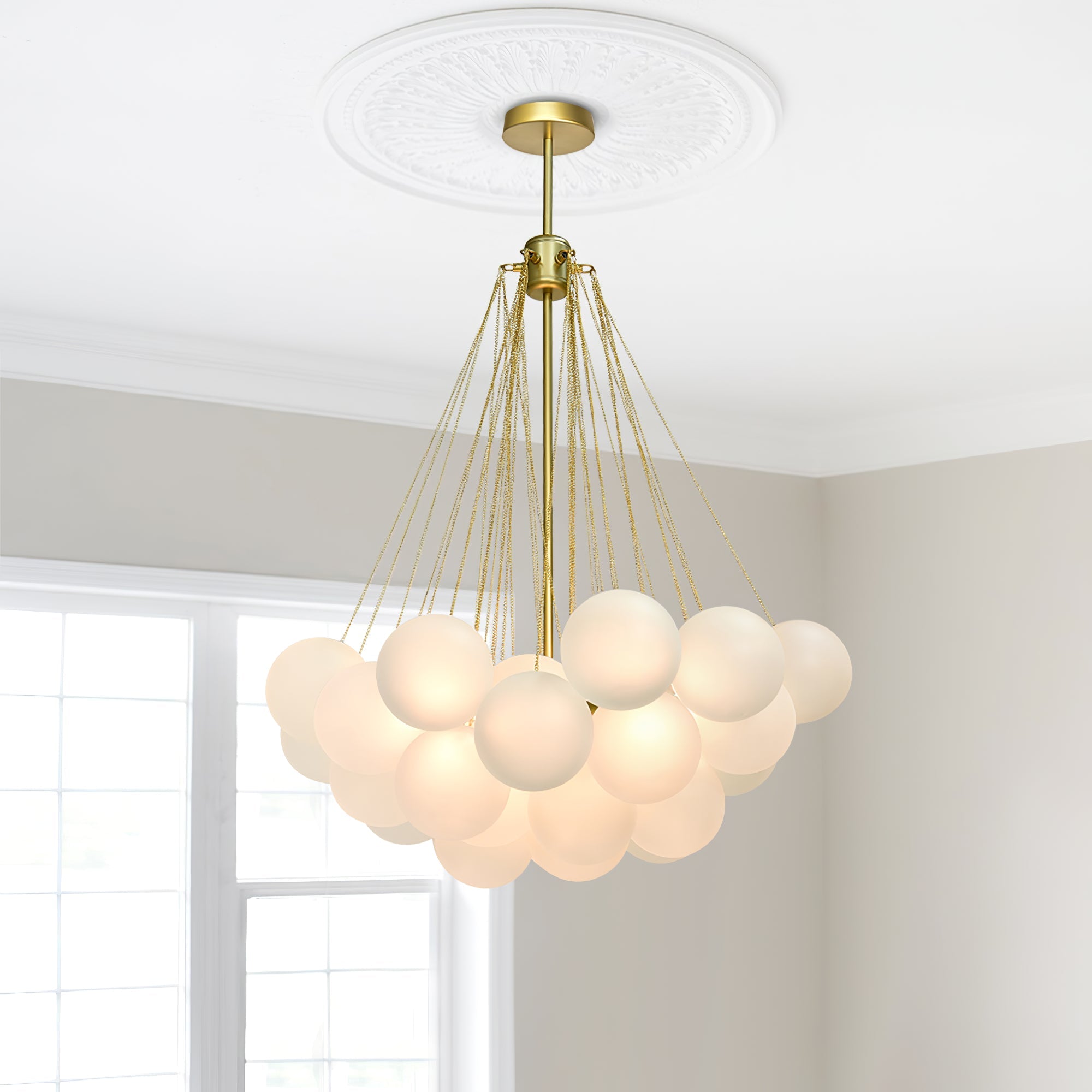 Bubble Glass Chandelier