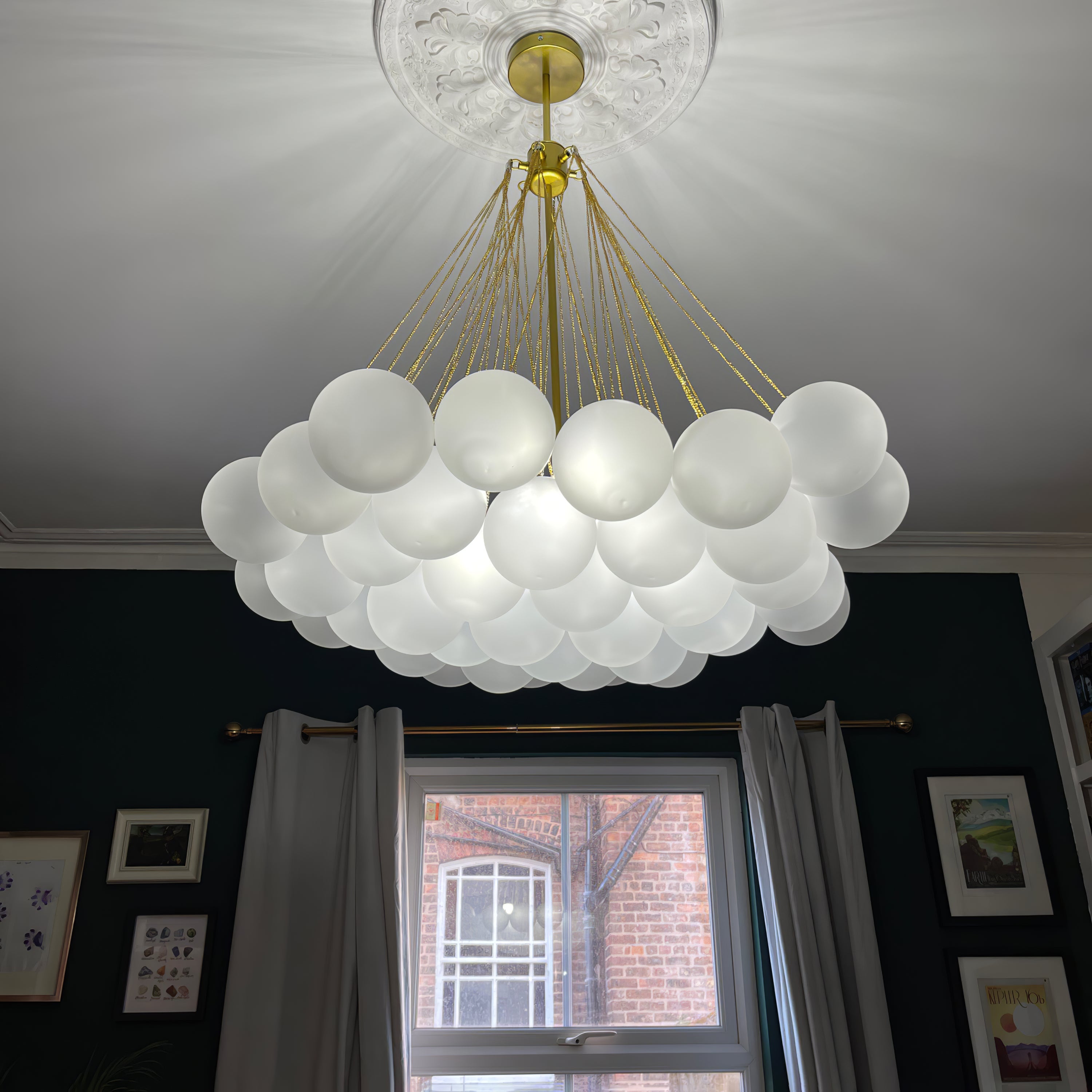 Bubble Glass Chandelier