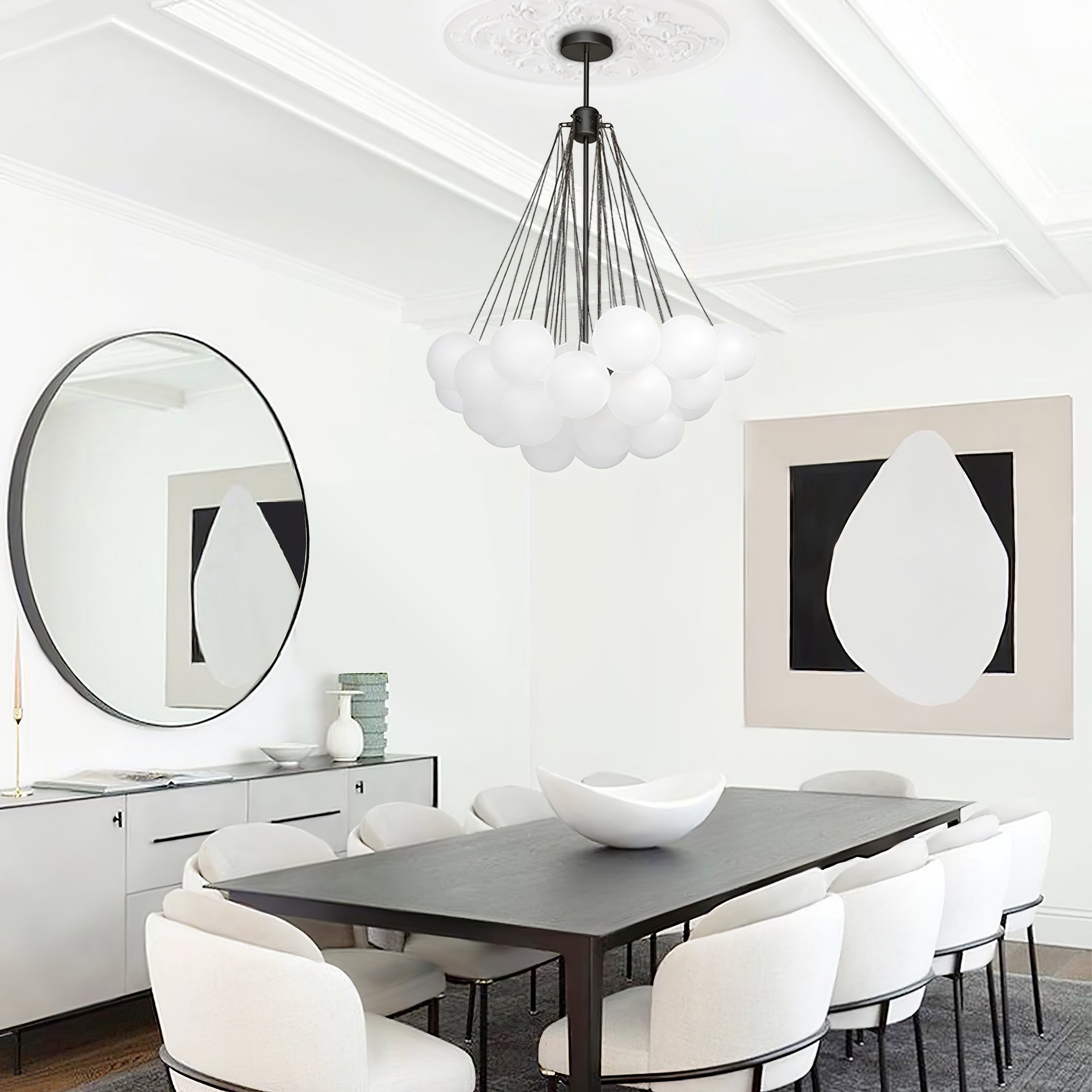 Bubble Glass Chandelier