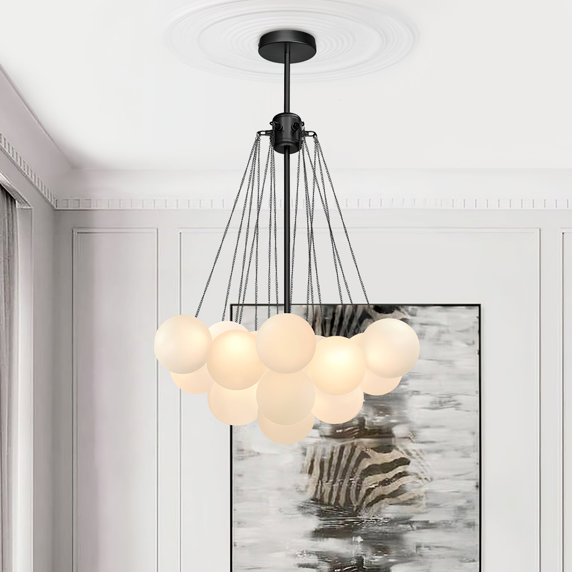 Bubble Glass Chandelier