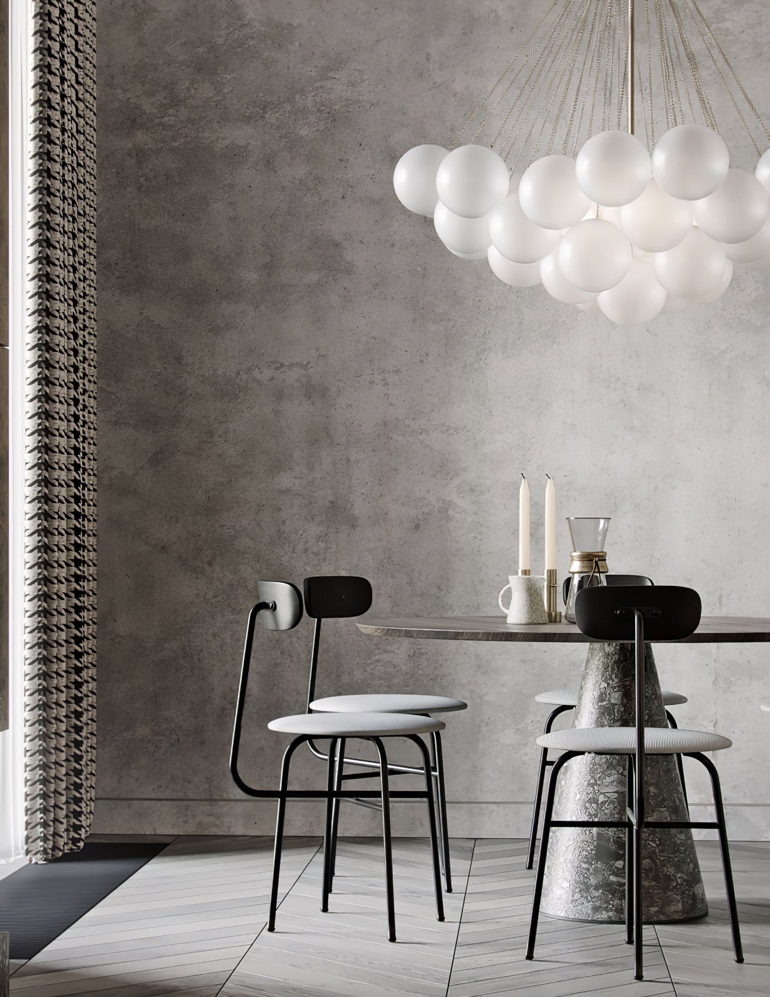 Bubble Glass Chandelier