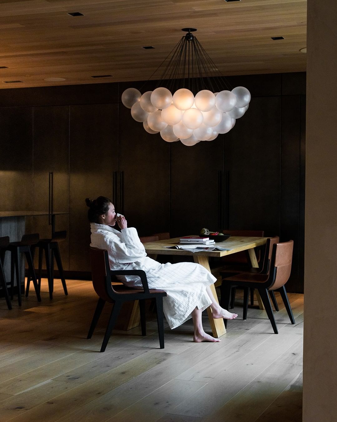 Bubble Glass Chandelier