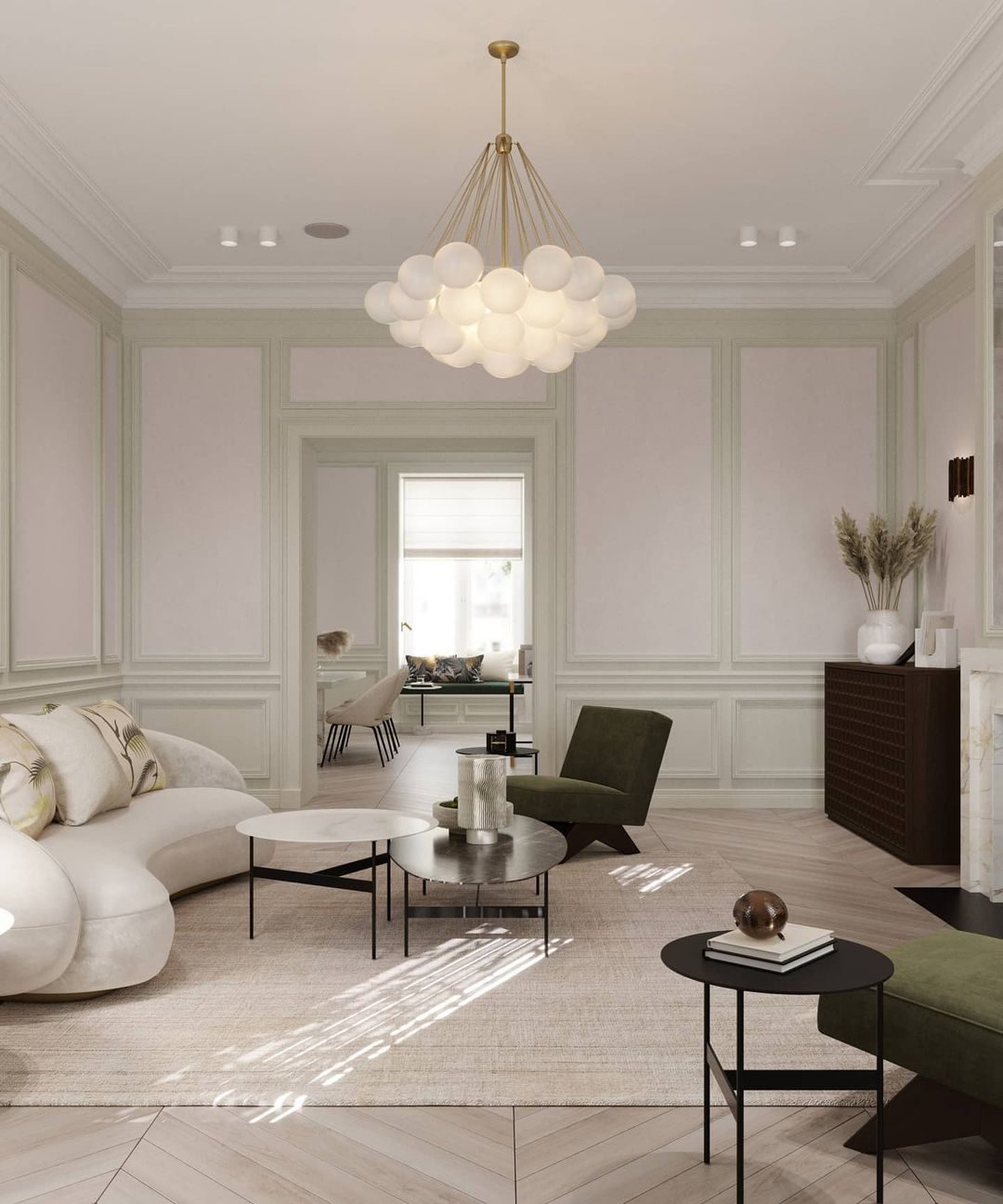 Bubble Glass Chandelier