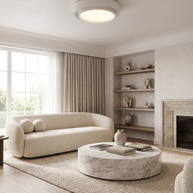 Comvilo Melody Ceiling Lamp in White, portrait product view