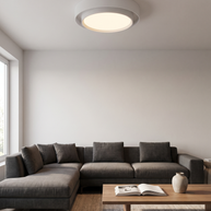 Comvilo Melody Ceiling Lamp in White, portrait product view