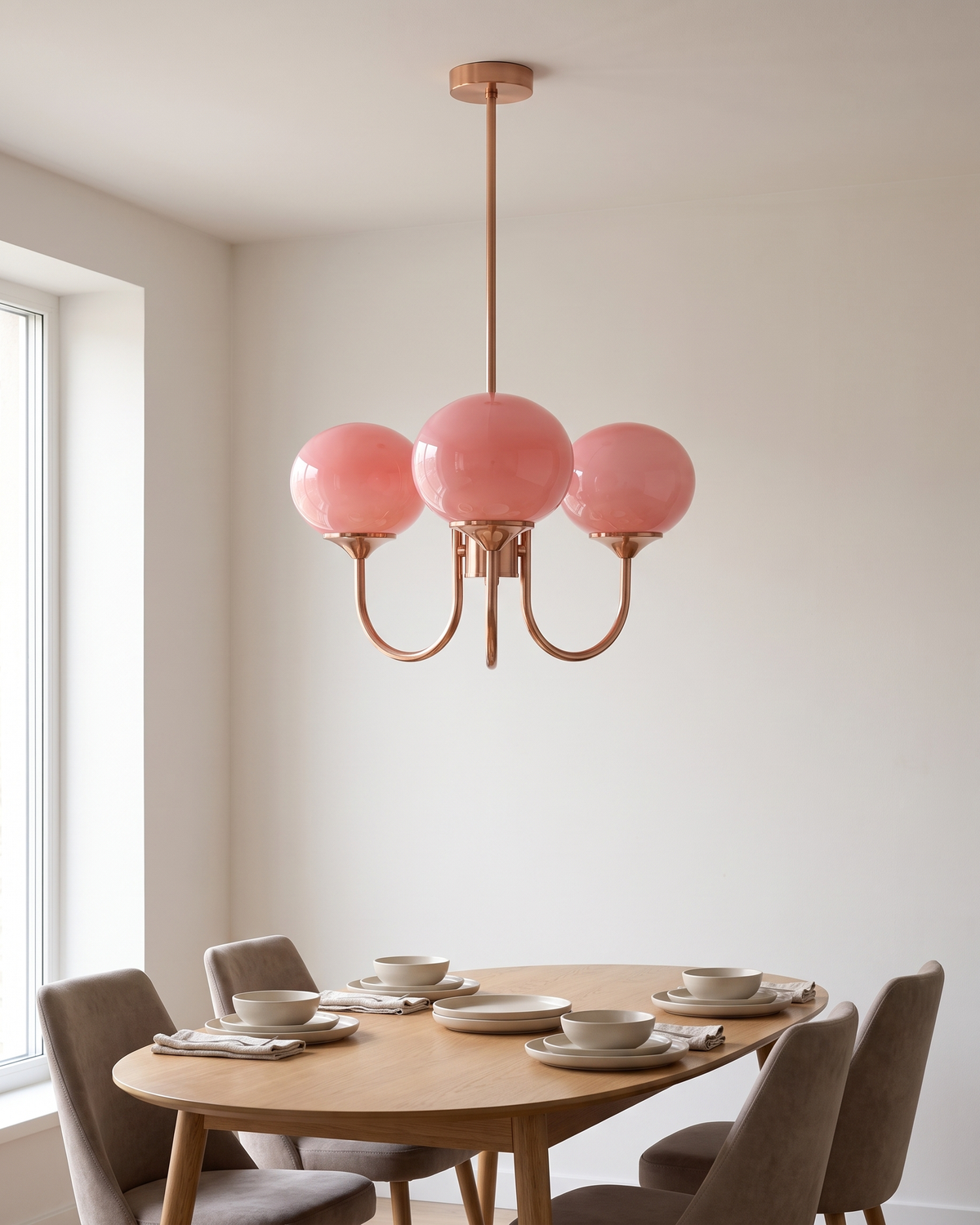 Comvilo Marshmallow Chandelier in a styled room