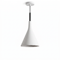 Comvilo Conical Pendant Light in White, primary full-product view