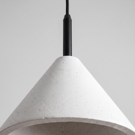 Comvilo Conical Pendant Light in White, additional product view