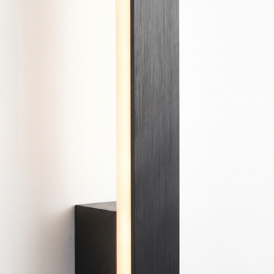 Comvilo Linear LED Wall Light in Black, additional product view