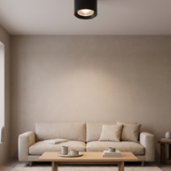 Comvilo Modupoint Ceiling Light in Black, portrait product view