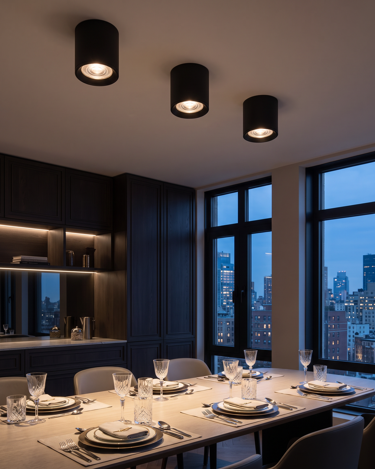 Comvilo Modupoint Ceiling Light in a styled room