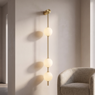 Altair Vertical Ball Wall Lamp