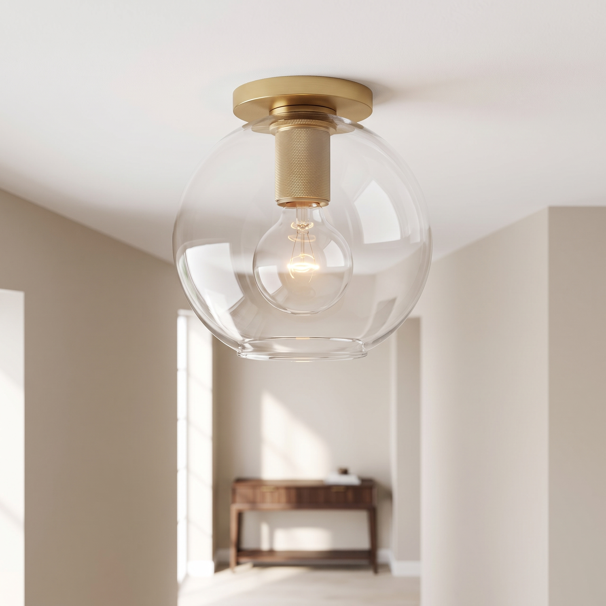 Simple Style Flush Mount Light