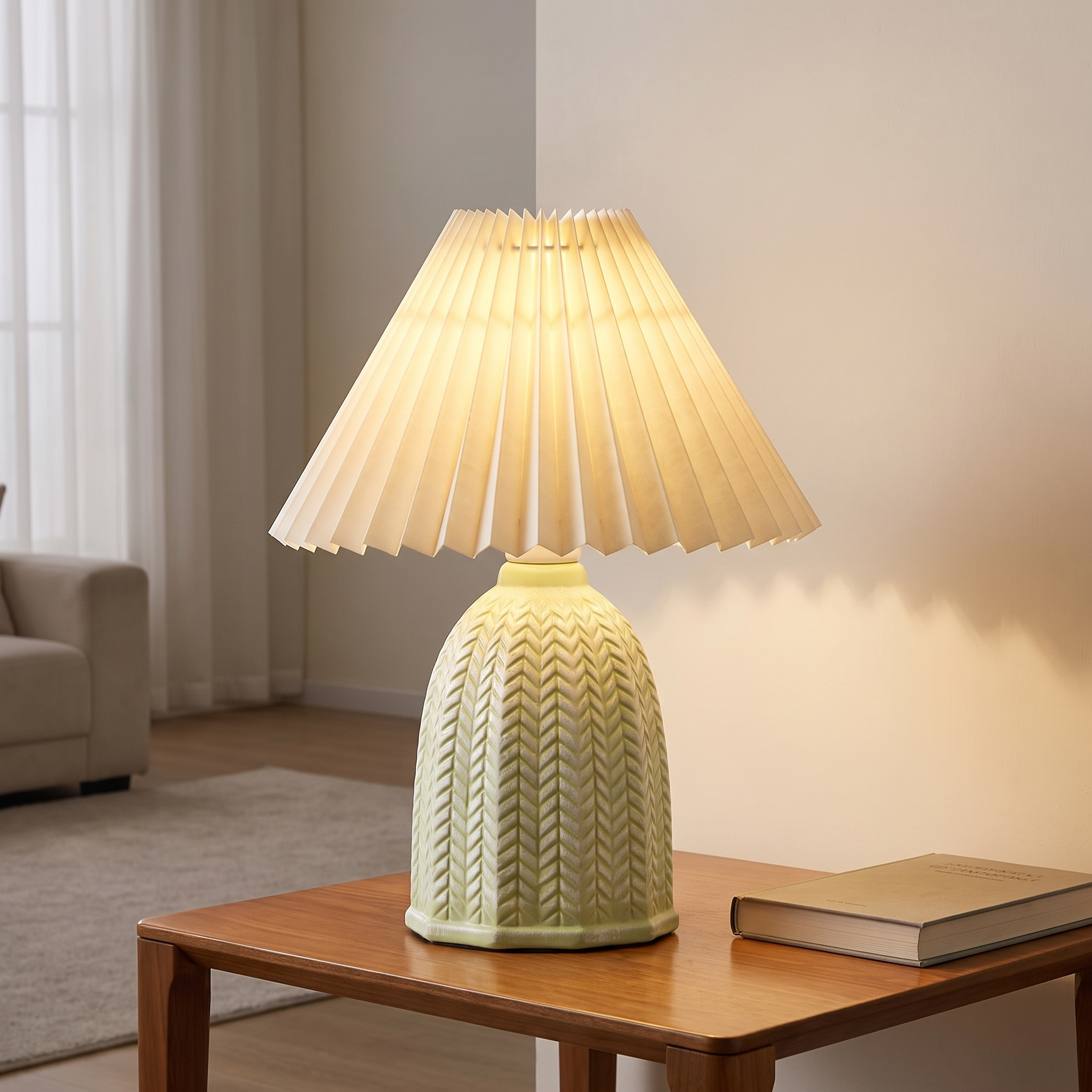 Celine Pleated Shade Table Lamp