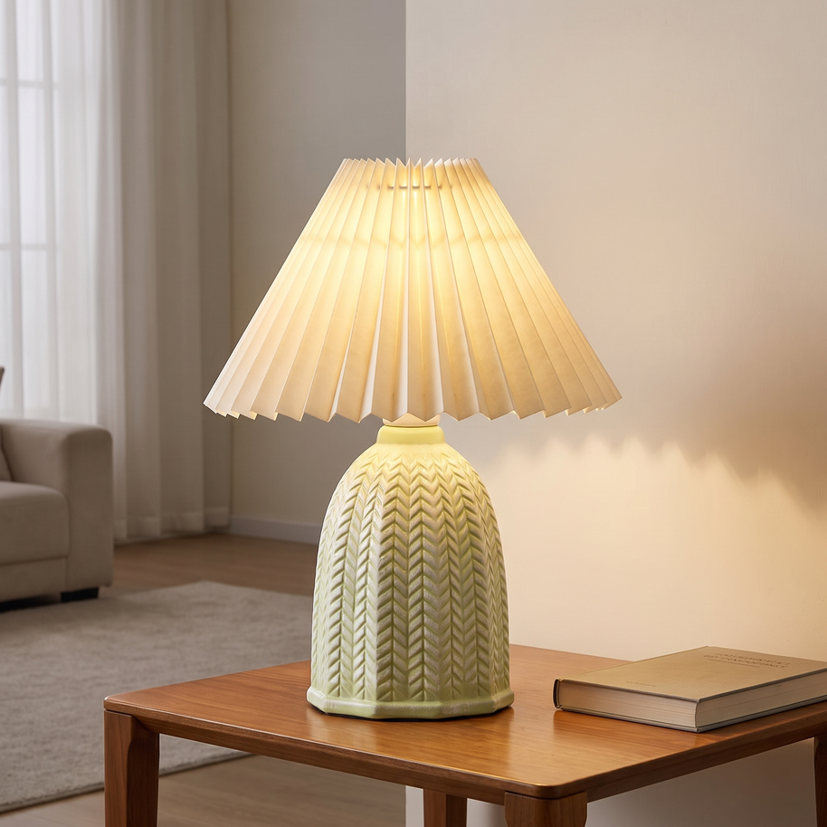 Celine Pleated Shade Table Lamp