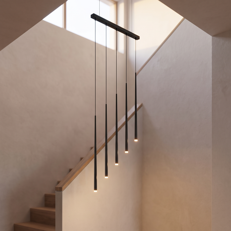Tirelle Slim Rod LED Chandelier