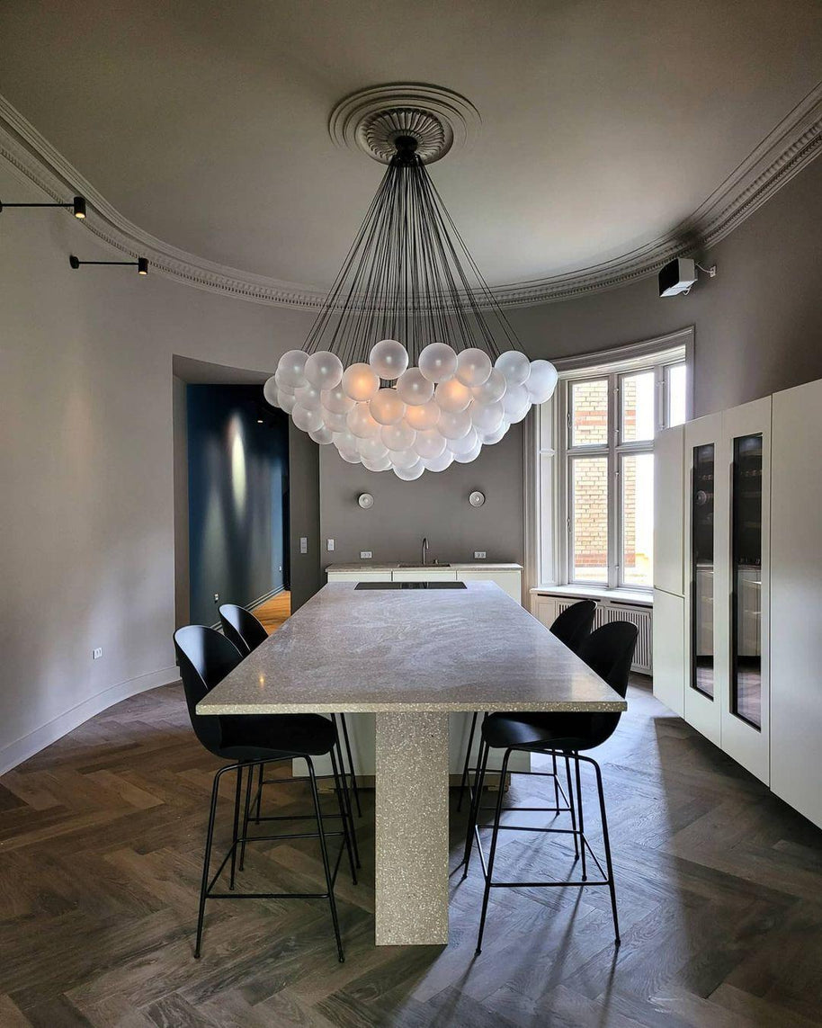 Bubble Glass Chandelier