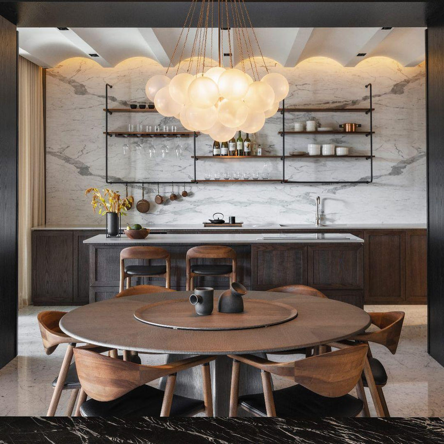 Bubble Glass Chandelier