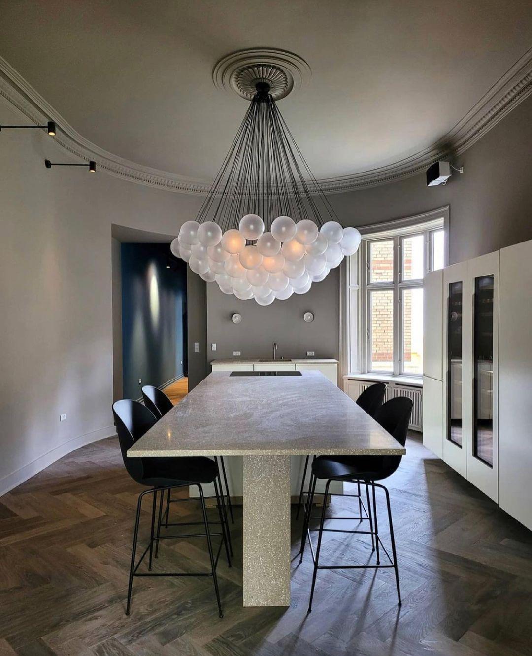 Bubble Glass Chandelier