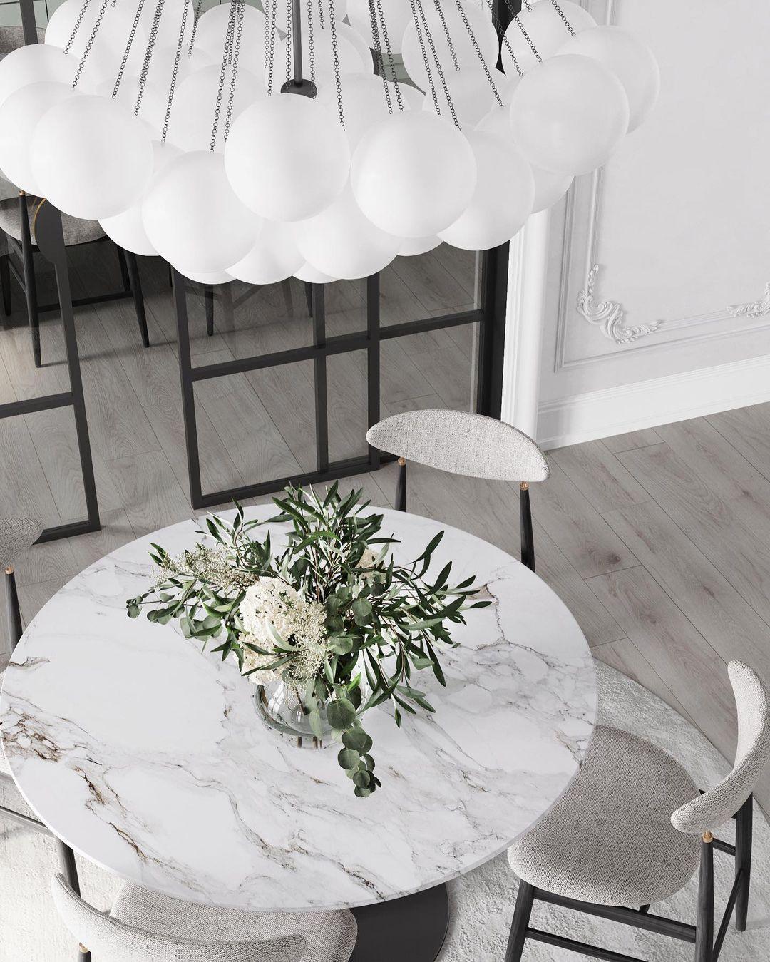 Bubble Glass Chandelier