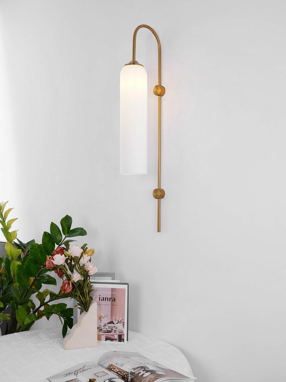 Viridian Green Glass Wall Light