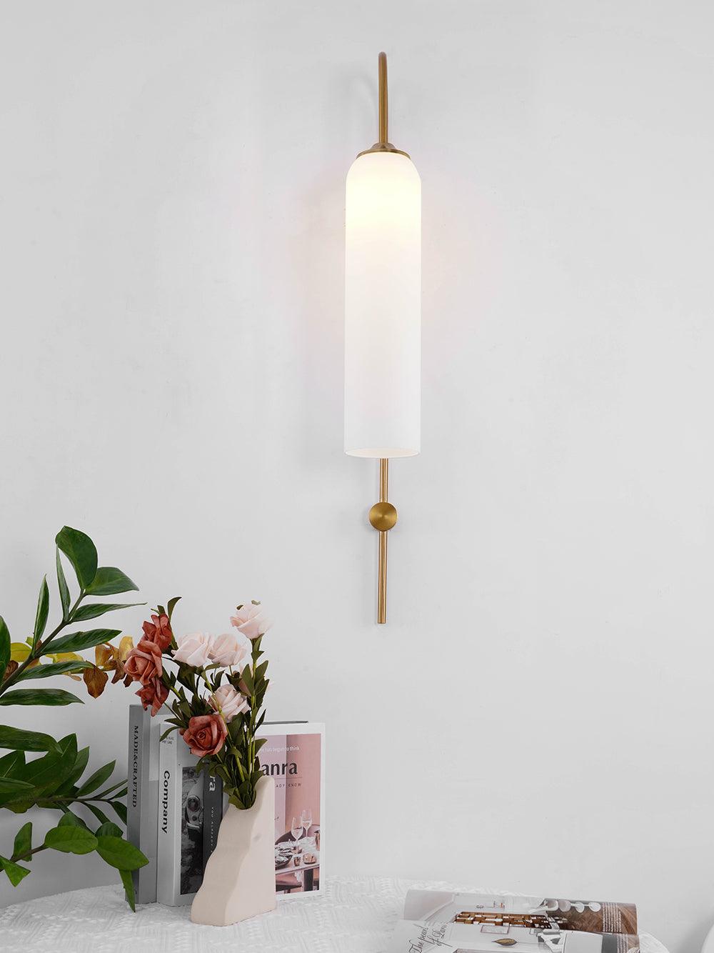 Viridian Green Glass Wall Light
