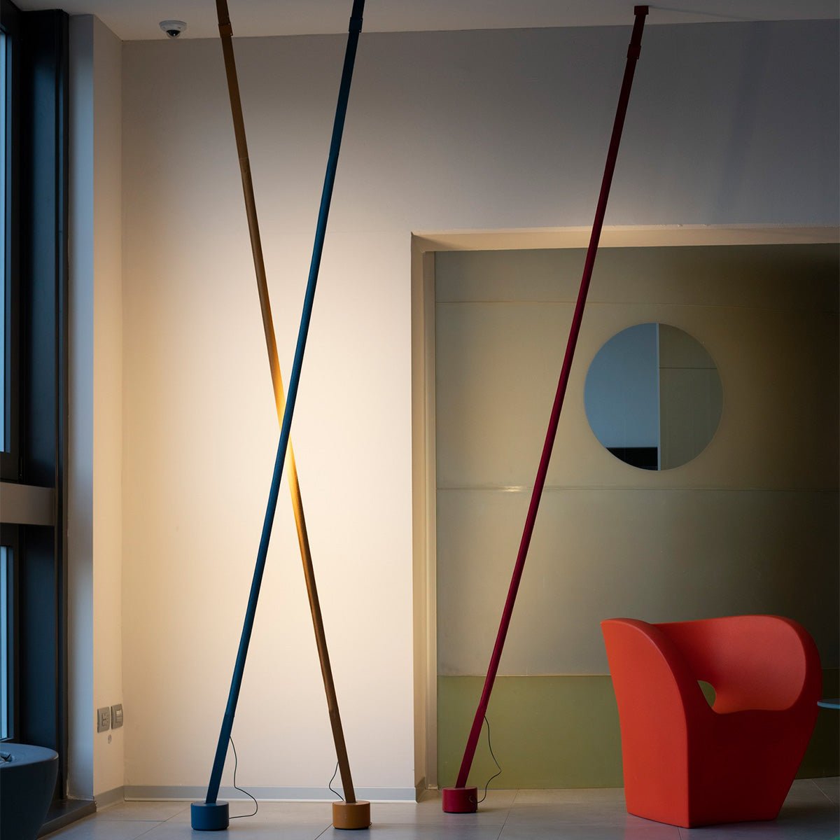 Tensara Elastic Strip Floor Lamp