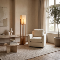 Cedarline Fairbanks Floor Lamp in a premium Comvilo lifestyle interior — carousel lifestyle image 2