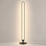 Haloform Modern Minimalist LED Standing Oval Floor Lamp - product hero image for Comvilo lighting