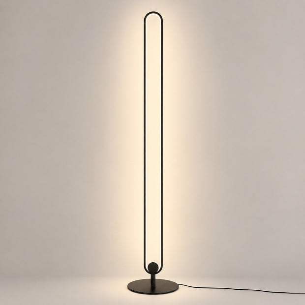 Haloform Modern Minimalist LED Standing Oval Floor Lamp - product hero image for Comvilo lighting