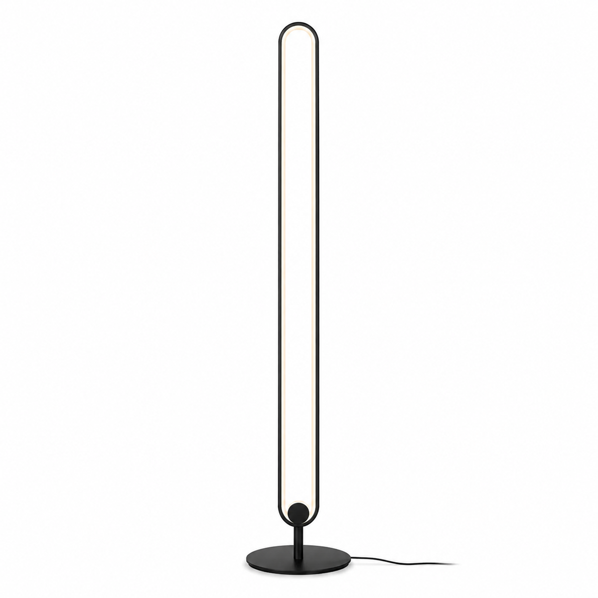 Haloform Modern Minimalist LED Standing Oval Floor Lamp — studio product image