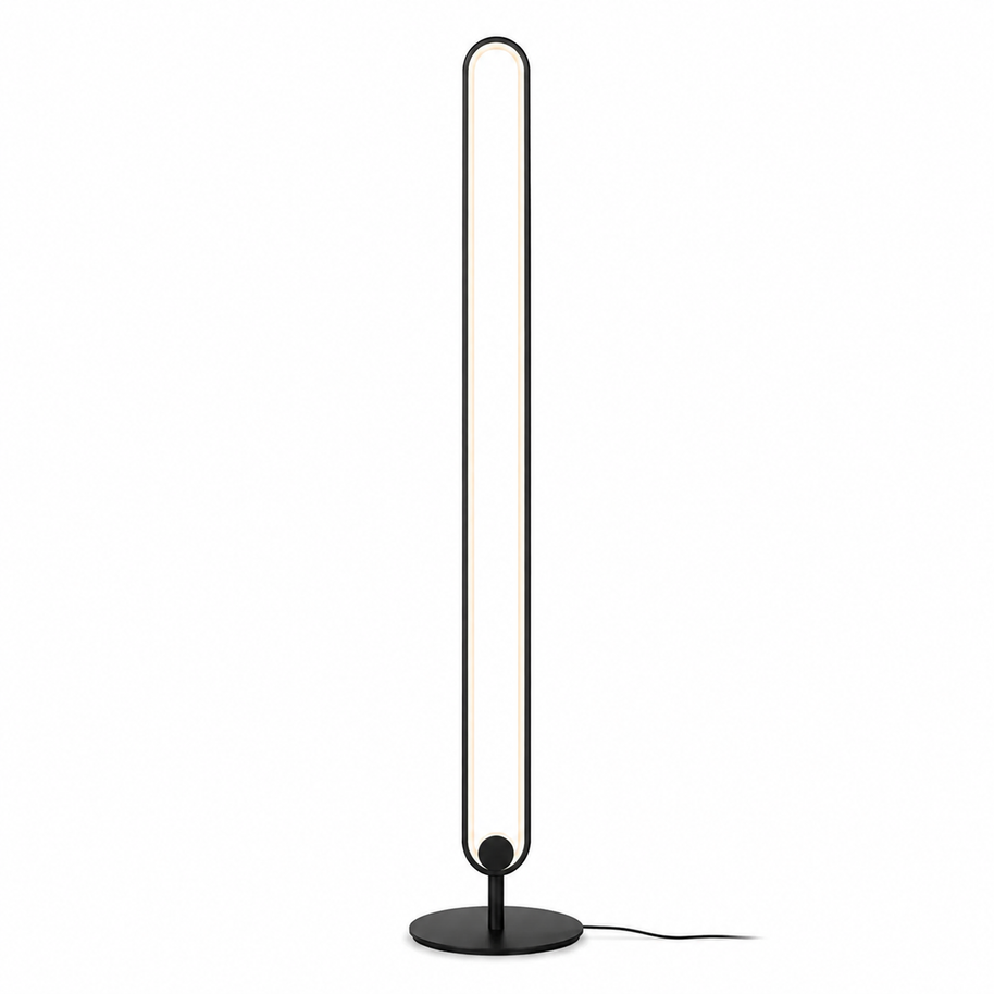 Haloform Modern Minimalist LED Standing Oval Floor Lamp