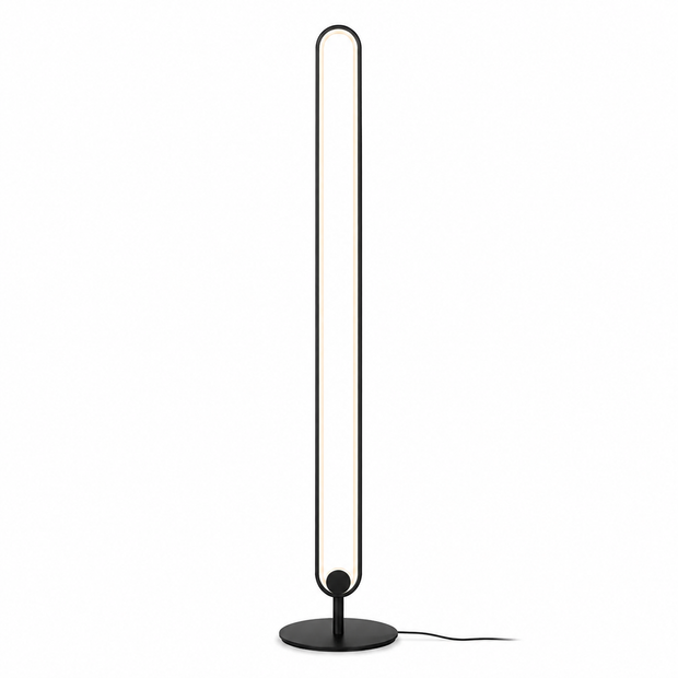 Haloform Modern Minimalist LED Standing Oval Floor Lamp