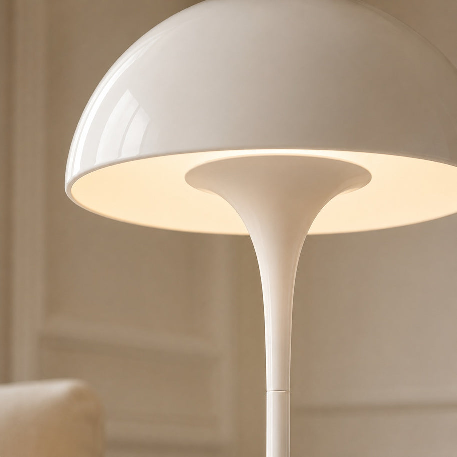 Orla Mushroom Floor Lamp Modern Dome Lamp - material close-up detail image for Comvilo lighting