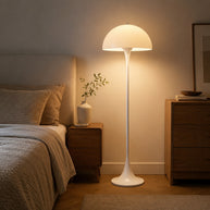Orla Mushroom Floor Lamp Modern Dome Lamp - bedroom corner lifestyle image for Comvilo lighting
