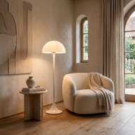 Orla Mushroom Floor Lamp Modern Dome Lamp in a premium Comvilo lifestyle interior — carousel lifestyle image 2