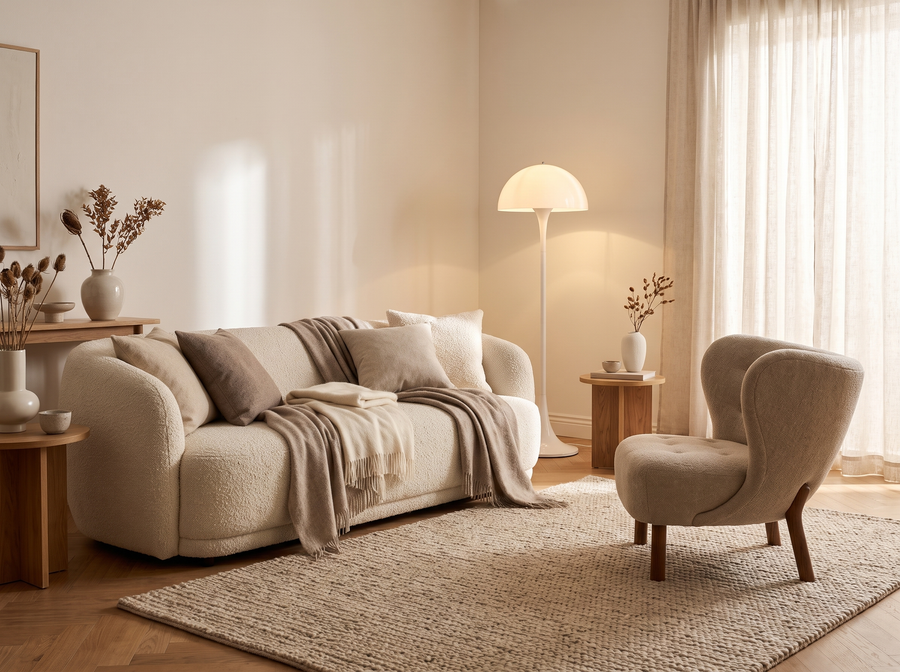 Orla Mushroom Floor Lamp Modern Dome Lamp &mdash; Modern Warmth