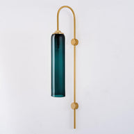 Viridian Green Glass Wall Light