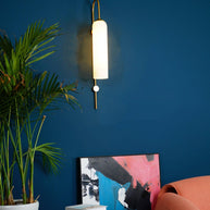Viridian Green Glass Wall Light