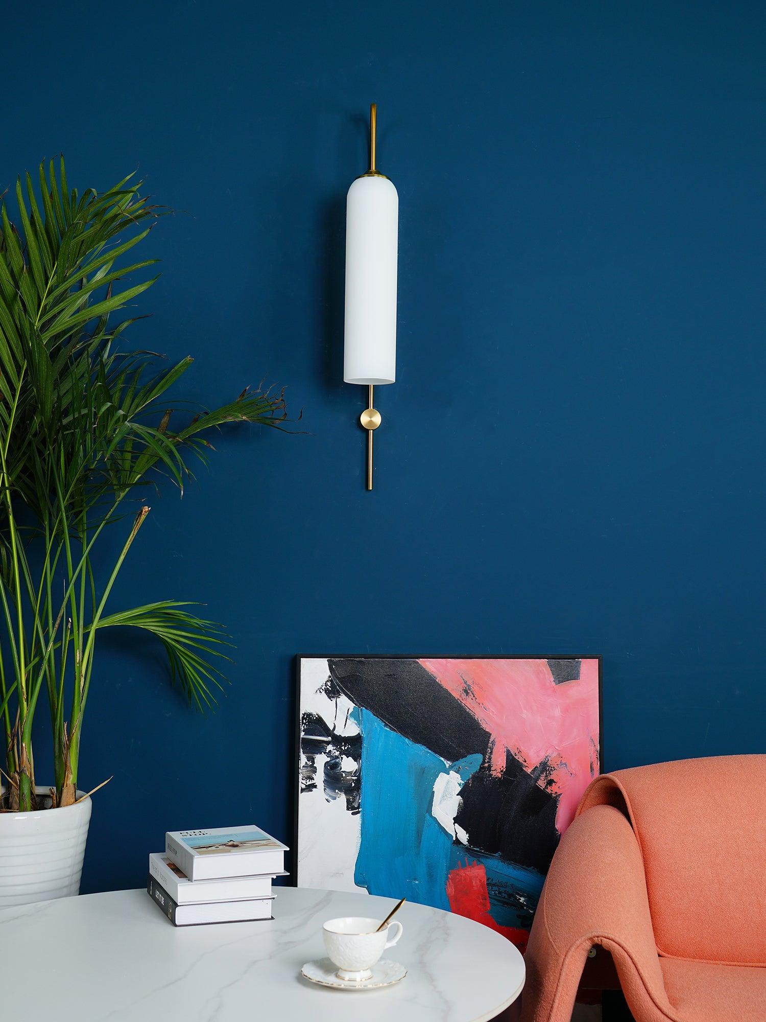 Viridian Green Glass Wall Light