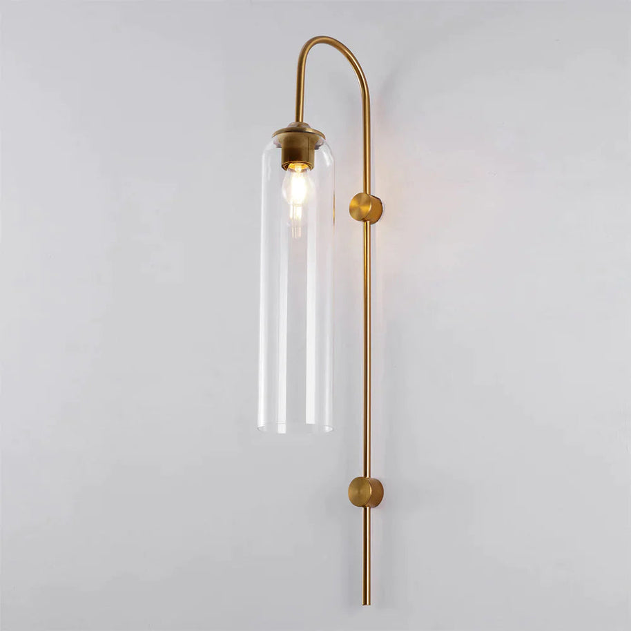 Viridian Green Glass Wall Light