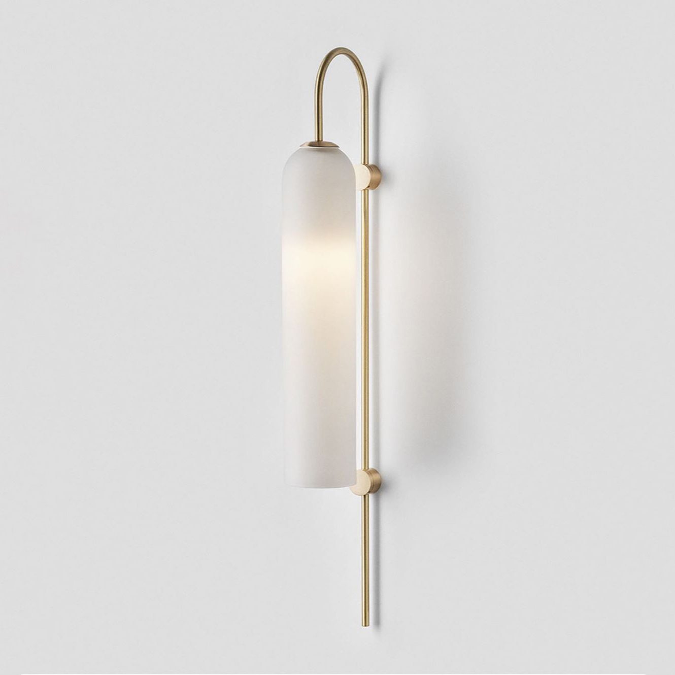 Viridian Green Glass Wall Light