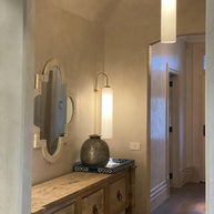 Viridian Green Glass Wall Light